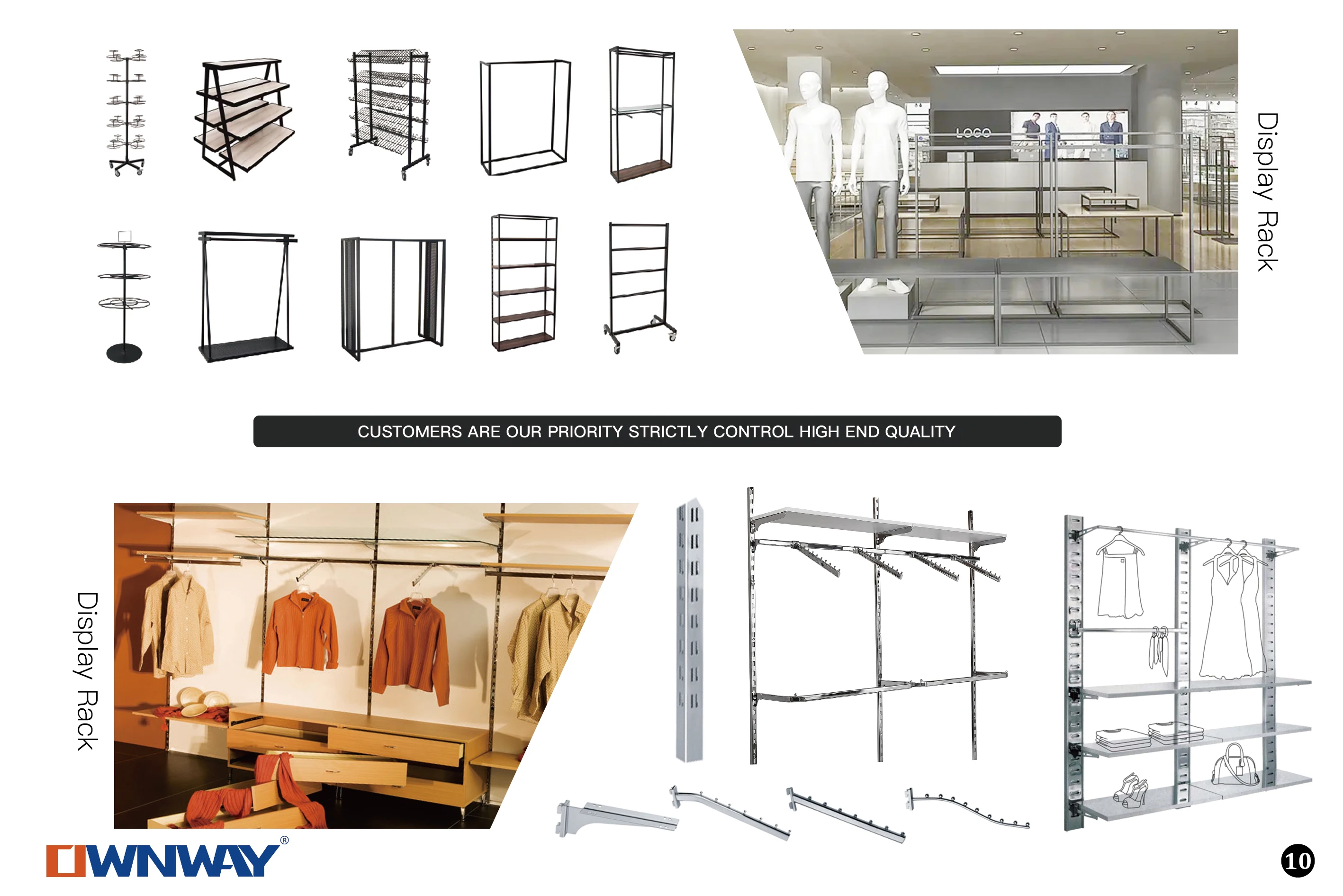 Metal Chrome Double Slotted U Channel Length 2M Thickness 1.2MM