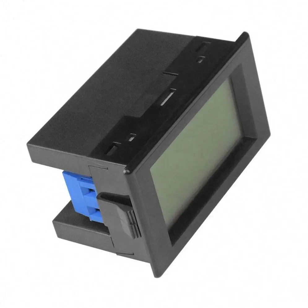 Digital AC Voltmeter Ammeter AC 80-300V 100A Amp Volt Panel Meter Voltage Current Amp Monitor 110V 220V LCD Dual Display