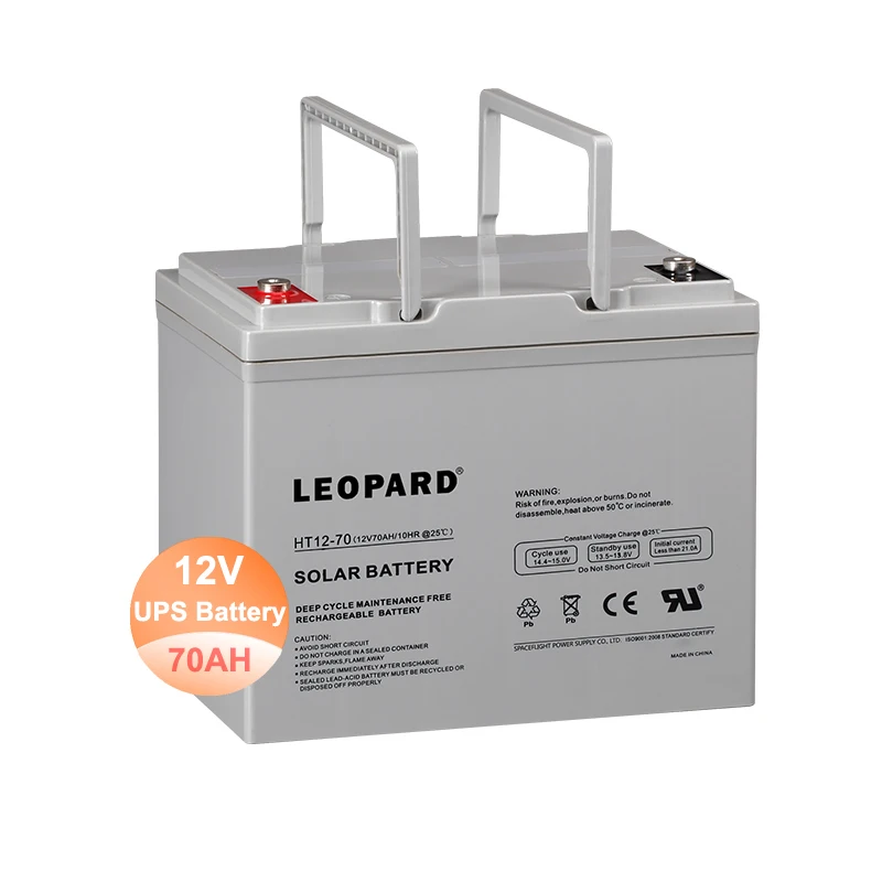12v 70ah Solar Gel Batteries VRLA Battery For UPS Energy Storage System
