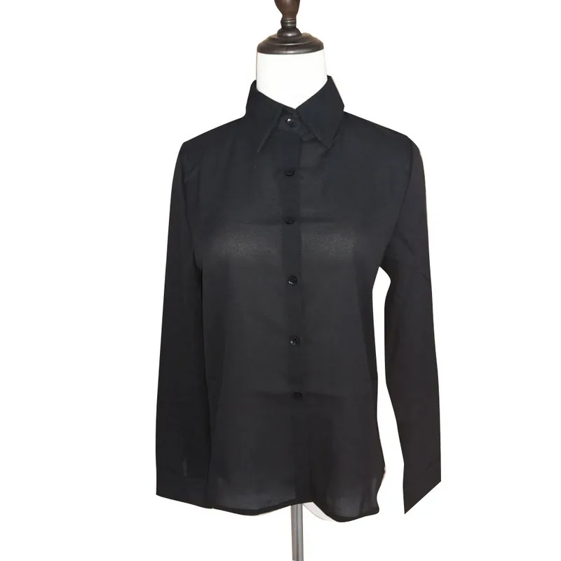 Women Chiffon Blouse Long Sleeve Shirt Women Tops Formal Office Lady Shirt Blusas Femininas Camisas Mujer