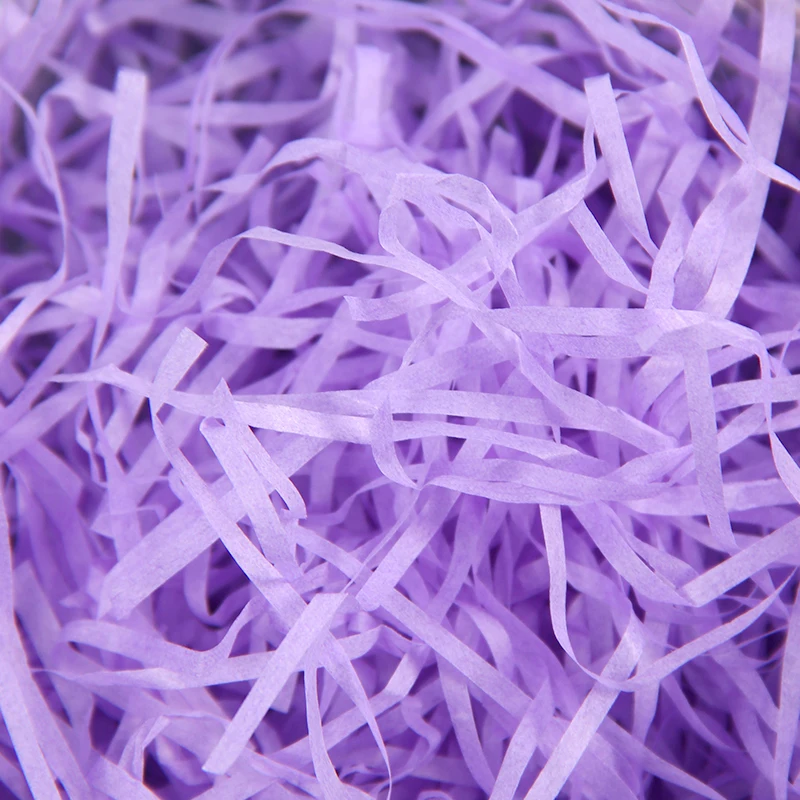 Crinkle Cut  Paper Shred 50g/Bag Crinkle Cut Raffia Shredded Gift Box Filler Recycled  Crepe paper