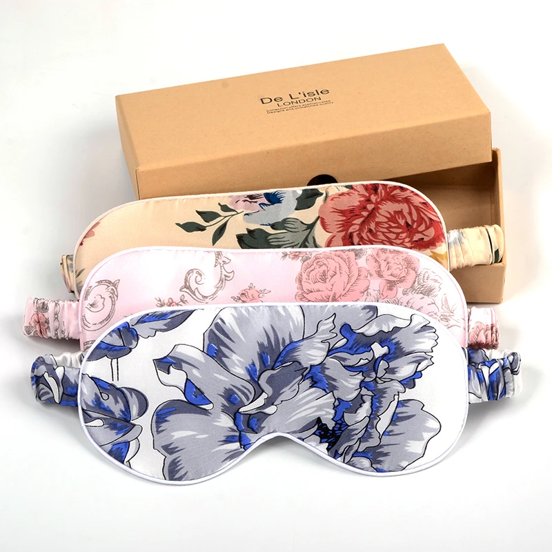 Top Quality Ladies Blindfold Silk Eye mask Sleep Silk Eyemask