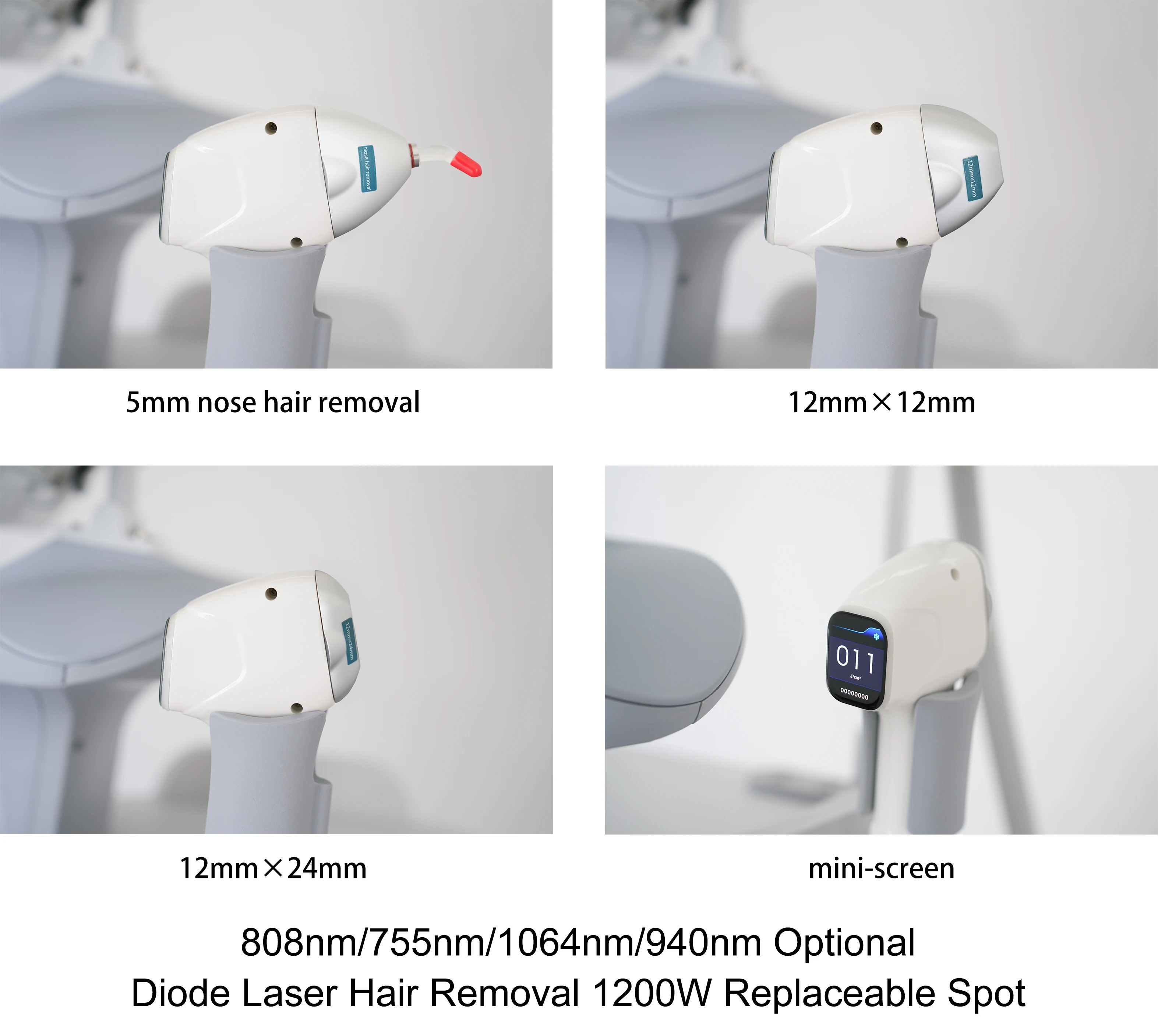 Non-Crystal Laser Diode 2400W All Skin Type Alexandrite Laser Hair Removal 755 808 1064Nm Diode Laser Hair Removal Machine