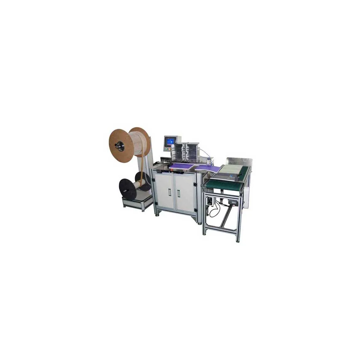Double wire loop spiral coil binding machine/double wire binder machine