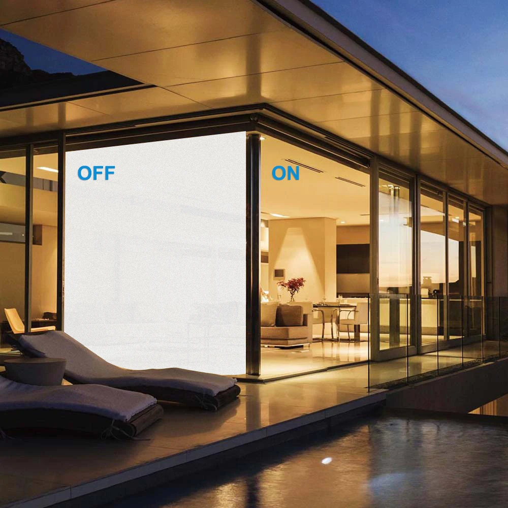 Switchable PDLC Smart Glass Window Color Tinted Electronic Transformer In-Roll Liquid Crystal House Office Privacy