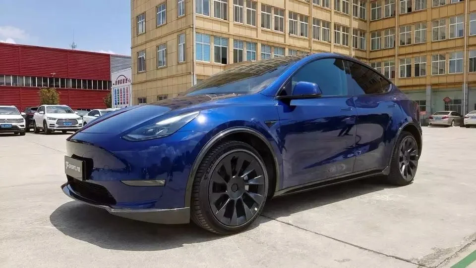 Комплект сухих углеродных накладок на крыло 4 шт. накладки свод колеса подходят для Tesla Model Y