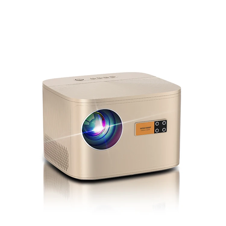 1000 Ansi Lumens Dlp Wzatco Yuva Plus Wemax Go Advance  V7 Pro Triple Laser Touch Screen T2 Mini Projector With Stand Magcubic