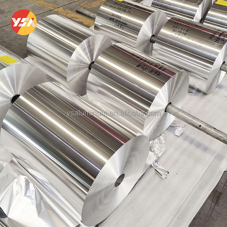 8011 Aluminum Foil Roll 9-18 Micron Food Grade 6 Micron 7 Micron Aluminum Foil Roller Aluminum Foil Price Per Ton