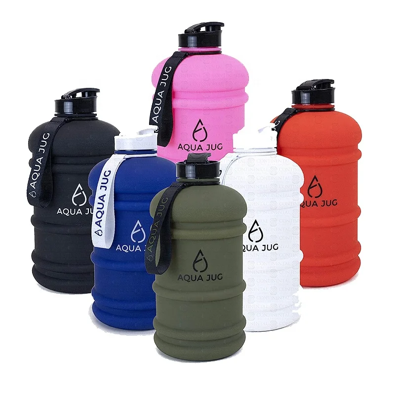 2.2L Large Water Matt Color Sports Bottle Gym Jug Custom Logo Canteen BPA Free LeakProof For Fitness Bottles Gallon Jugs