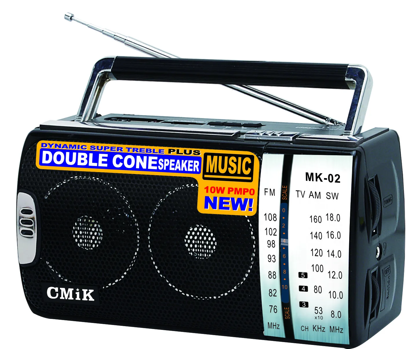 cmik MK-06BT oem new arrival portatiles walkman radyo USB and SD cards portable radio