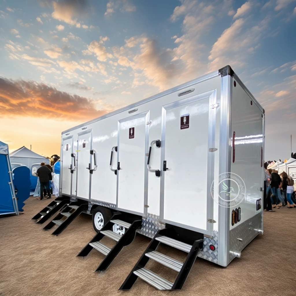 Modern Portable Steel Structure Toilet Hot Sale Outdoor Parties Camping Public Parks-Made Sandwich Panel Houses Apartment School