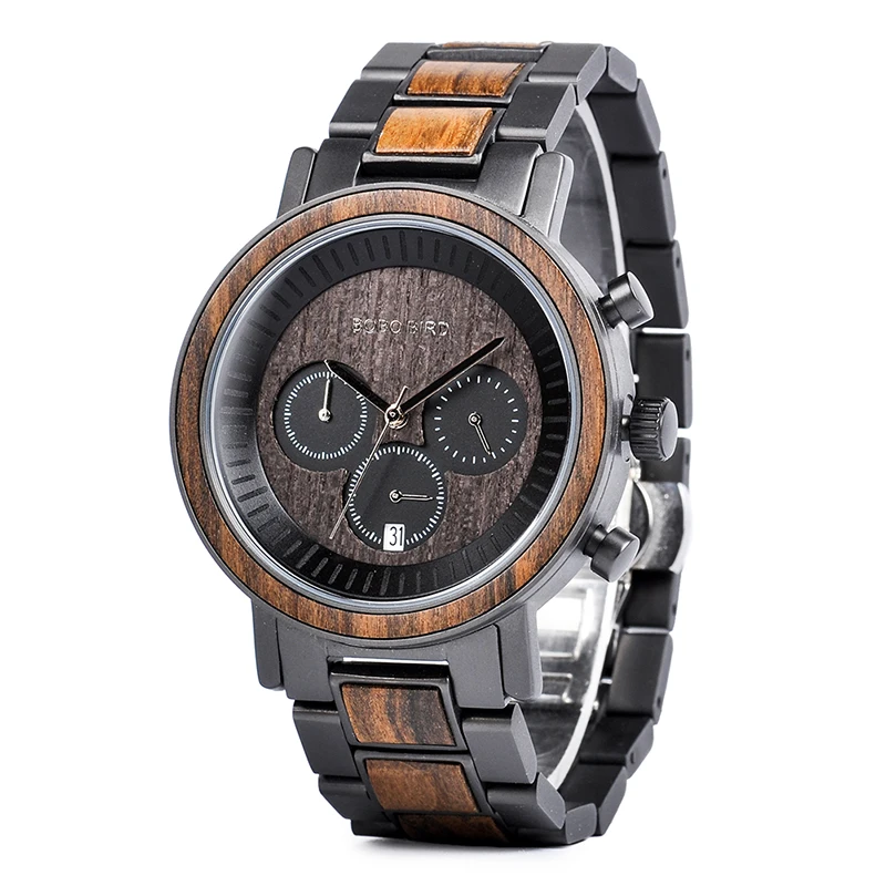BOBO BIRD Wooden Watches High Quality Multifunction Brand Wristwatches For Men Weight