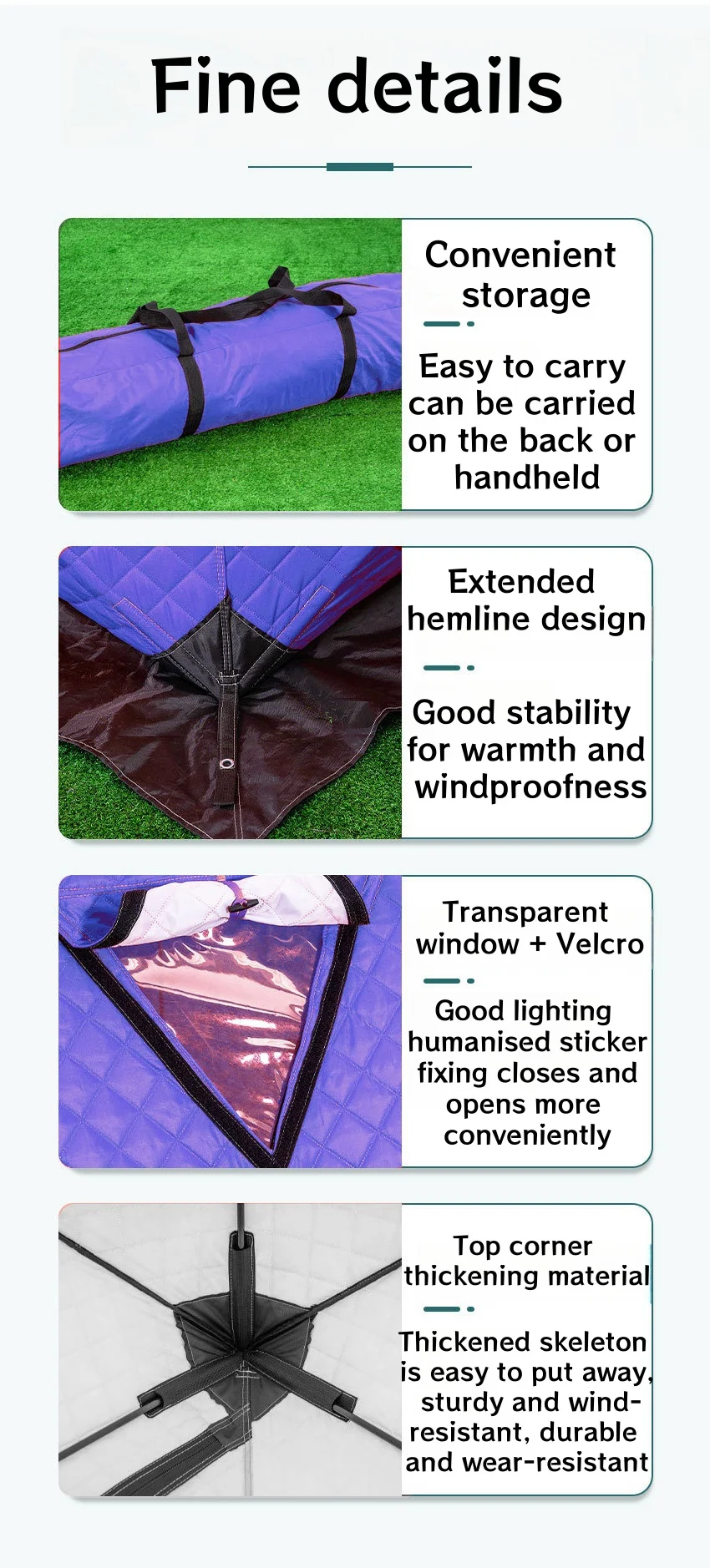 Portable Sauna Tent: Personal Steam Spa & Sauna Room for Camping & Ice Fishing Adventures, with Tubs Option