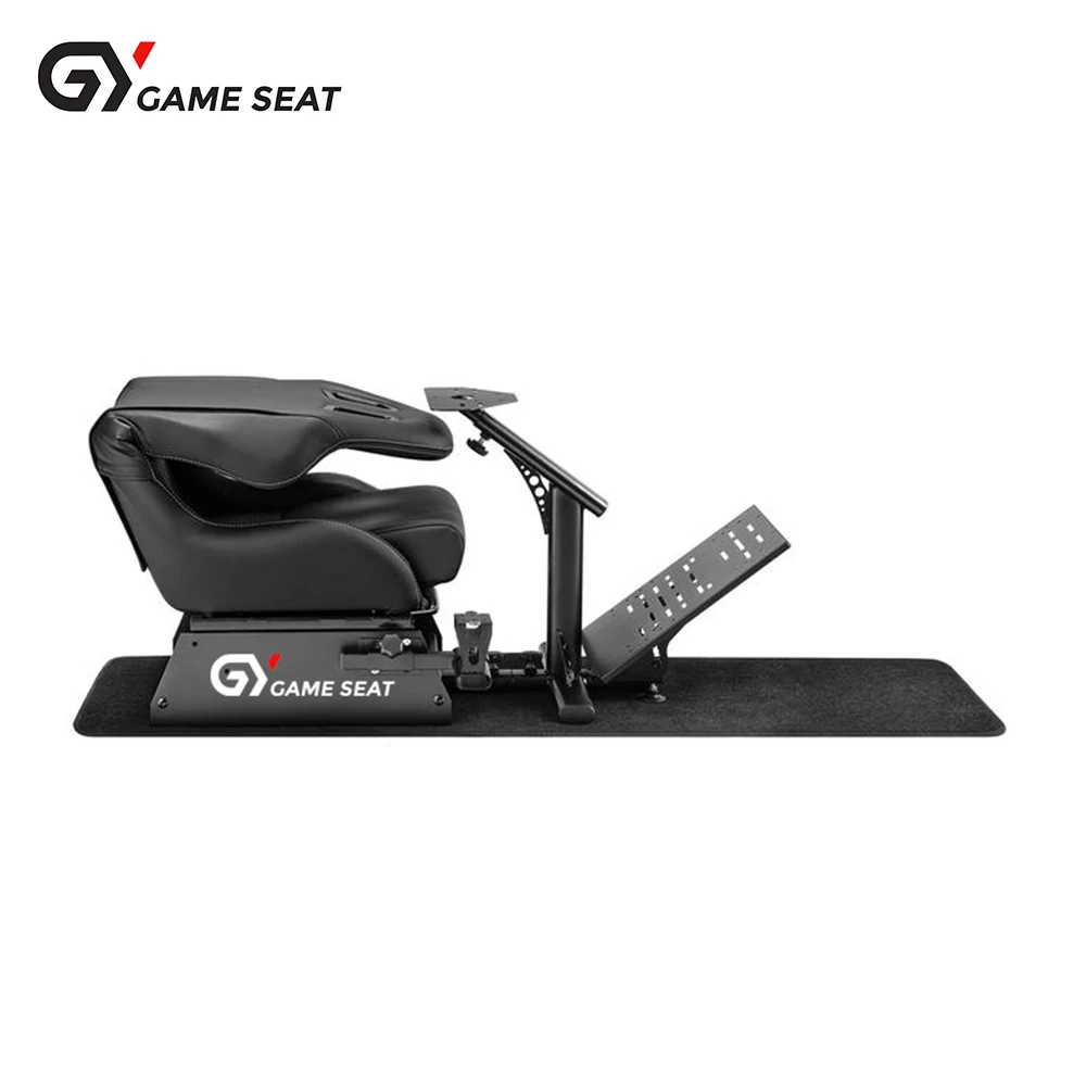 GY013 Gaming f1 Logitech G25 G27 racing simulator with gear shifter holder adjustable racing seat simulator