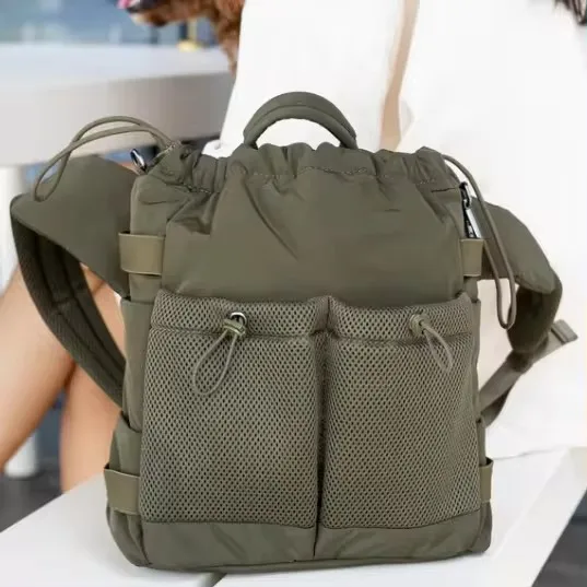 Custom New Design Crossbody Bay Dog Walking Bag Puffy Dog Treat Pouch Dog Treat Food Bag With Shoulder Strap