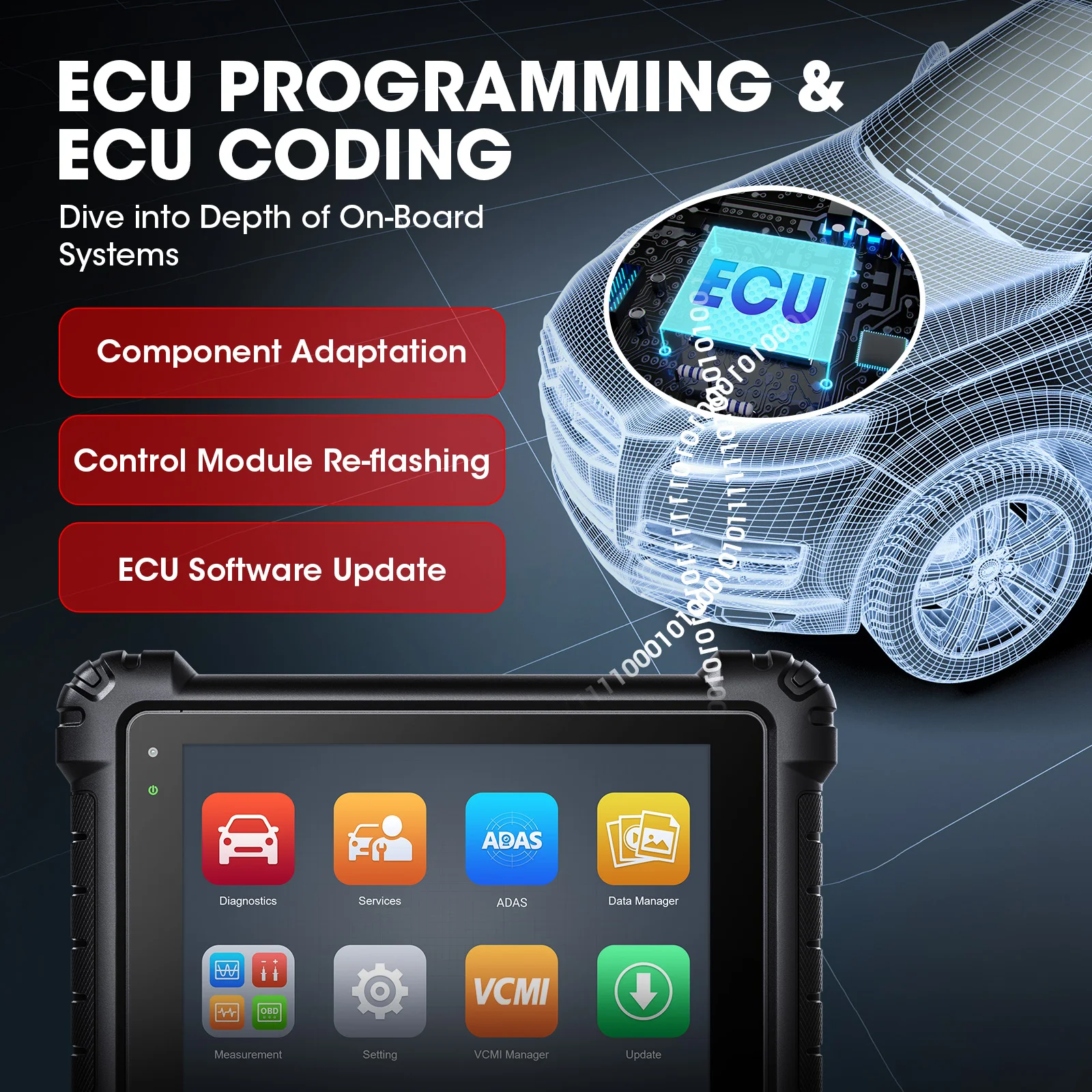 Autel MaxiSys MS919 Up of MS909 Ultra Lite ECU Programming Coding