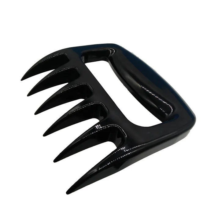 Amazon Hot Sale 4.5 Inch Black Easy Clean Heat Resistant Super Sharp  Plastic Meat Shredder Claws For Pulling Pork And Chicken