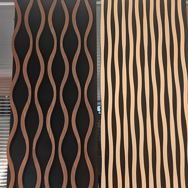 Various Shape Soundproof Wall Panel Sound Proof Board Acoustic Panels Wood Slatwall Panel for interior decoration