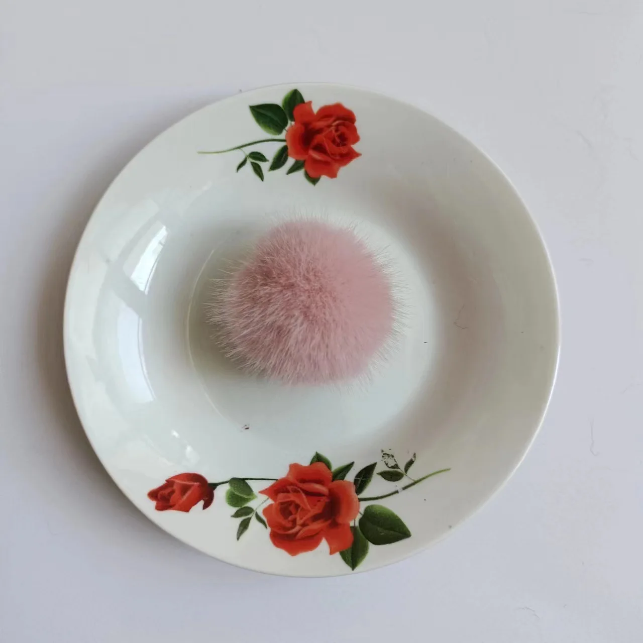 6cm Imitation Mink Fur Covered Ball Beads Colorful Charm Pompom Beads For DIY Crafts Materials Ornament Making Supplies