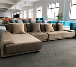 Delivery within 2 dayas design germany modern luxury villa living room large sectional corner l shape sofa for reception