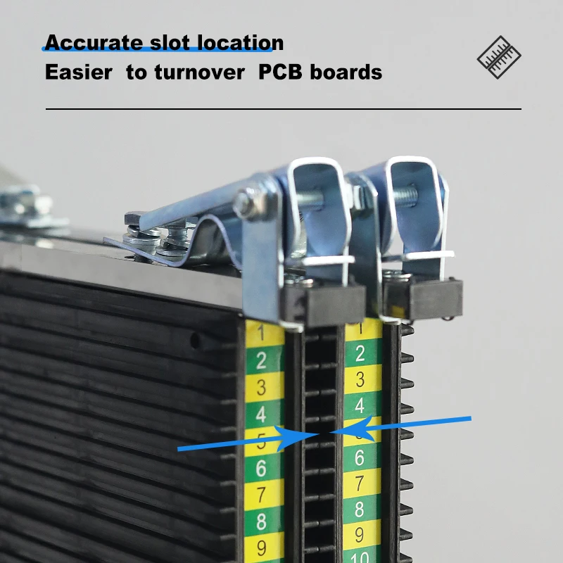 Adjustable Stainless Steel Trolley Antistatic SMT ESD PCB Storage Trolley Cart ESD Anti-Static PCB Magazine Rack