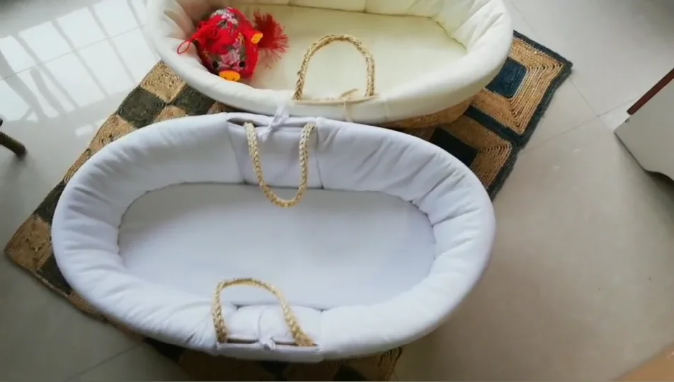 baby moses basket bassinet cotton Comfortable Newborn Portable Moses Baby Basket Bassinet For babies