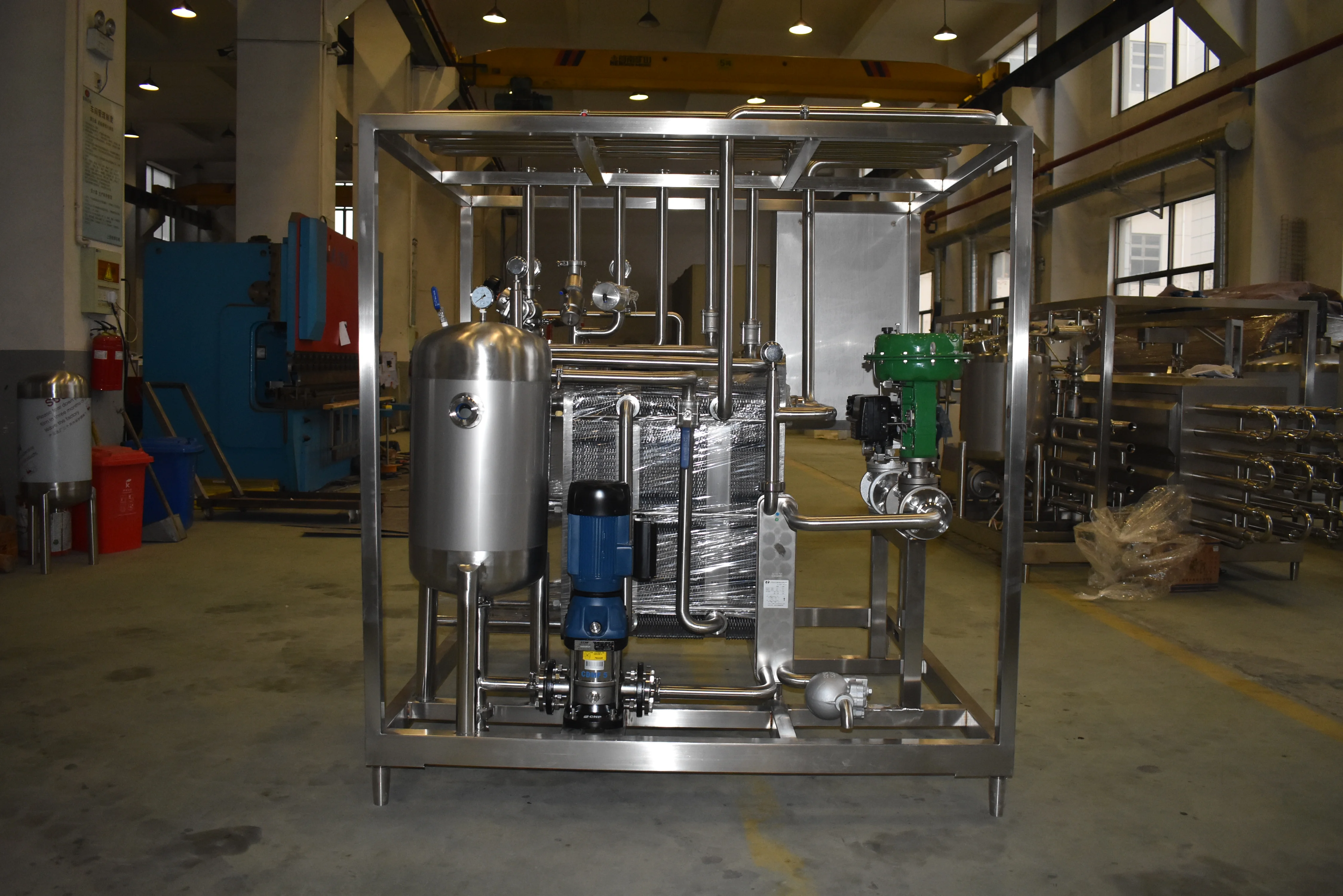 Vegetable Juice Plate Sterilizer Machine Fruit Juice Pasteurization Machine