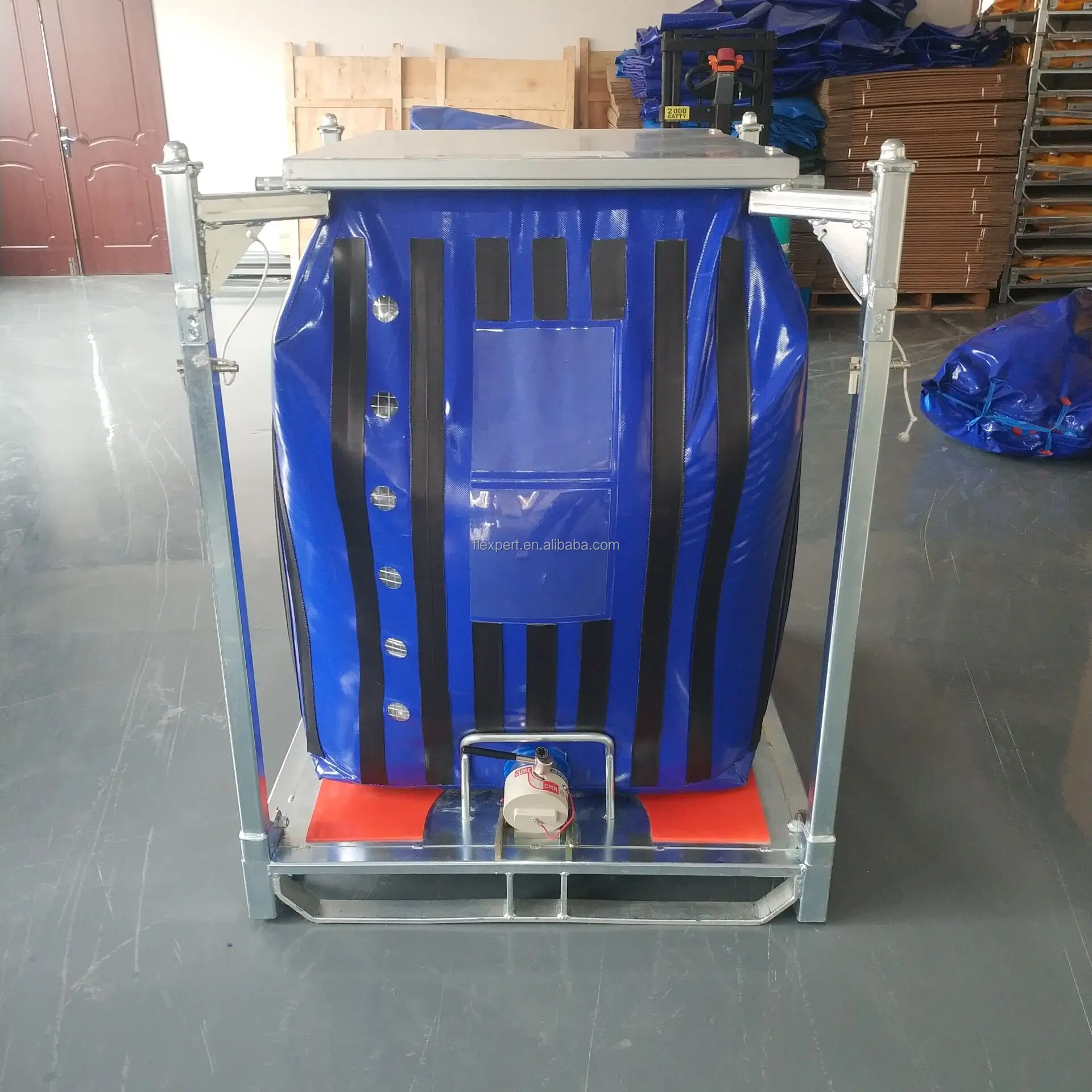 Factory Supply 1000 liter plastic ibc tank and reusable frame water tank tote with fast delivery