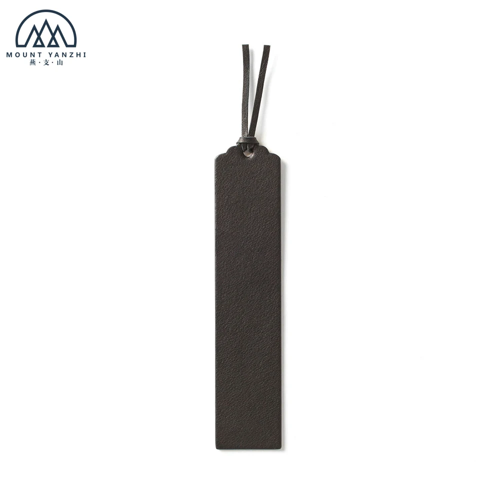 Souvenir Custom Deluxe Real Cowhide Genuine Leather PU Material  Book Mark Personalized Bookmark For Men Women Reader