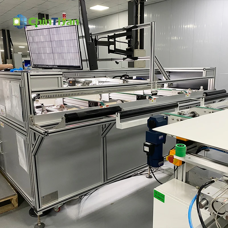 EL Detection and Appearance Tester Integrated Machine solar panel production line Solar cell production machinery