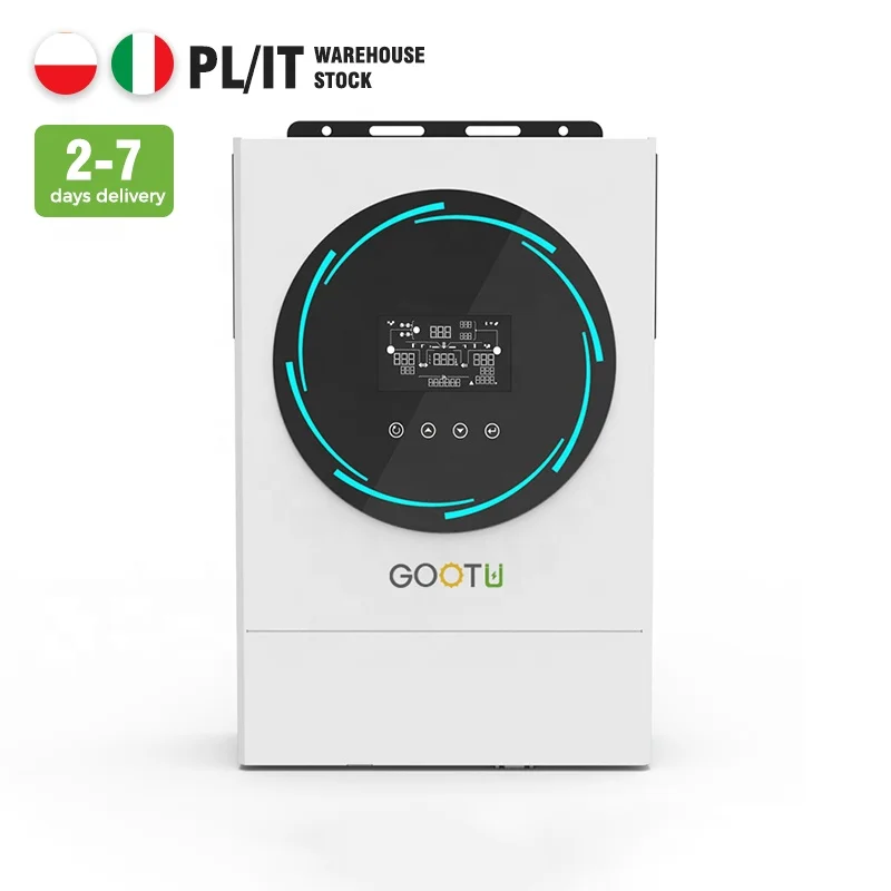 GOOTU In Stock Inverter Pure Sine Wave 48V 4KW 6KW Hybrid Solar Inverter With 120A MPPT Solar Charge Controller