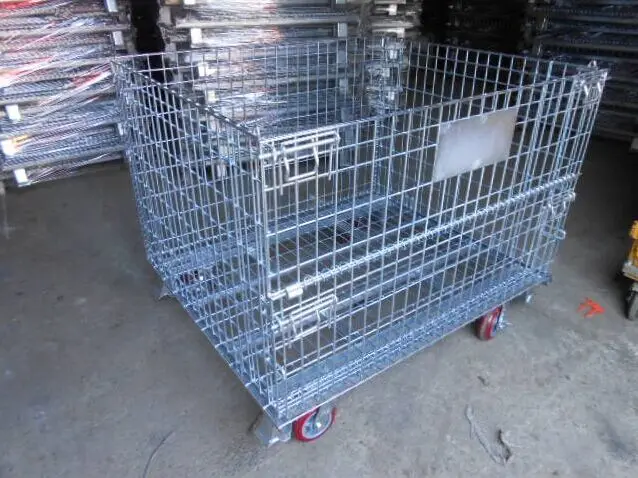 metal storage cages with 4 wheels