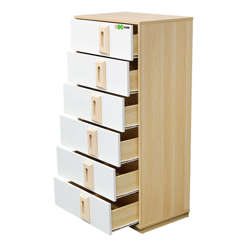 High Quality Modern Style Wood 4/5/6 Drawers Cabinet Storage Chest of Drawer Home/Hotel Furniture