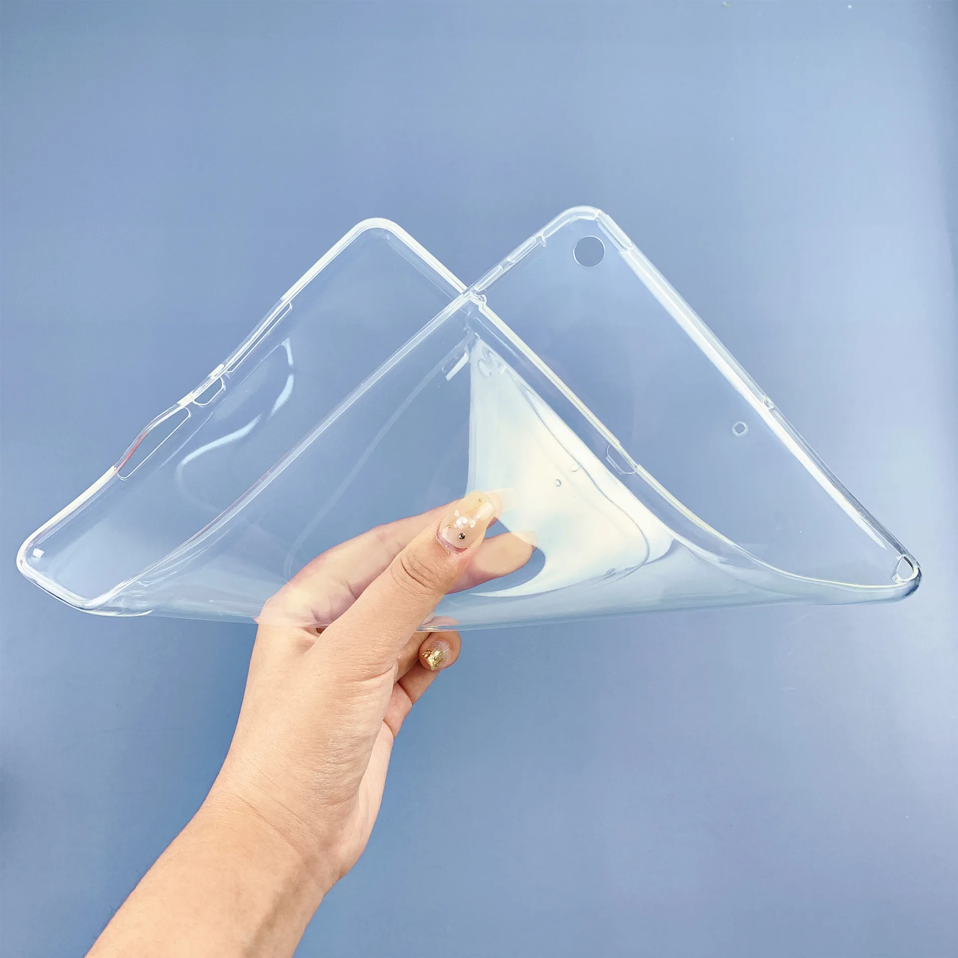 Китайская Фабрика 2020 горячая Распродажа 9,7 дюймов Чехол прозрачный силиконовый чехол для ipad 10,2 мягкий чехол для планшета