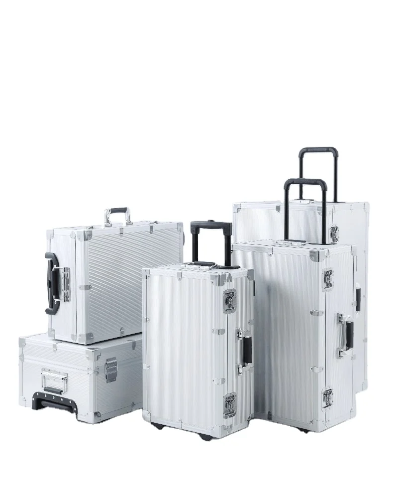 Hight Duty Aluminum Storage Sate Tool Trolley Case