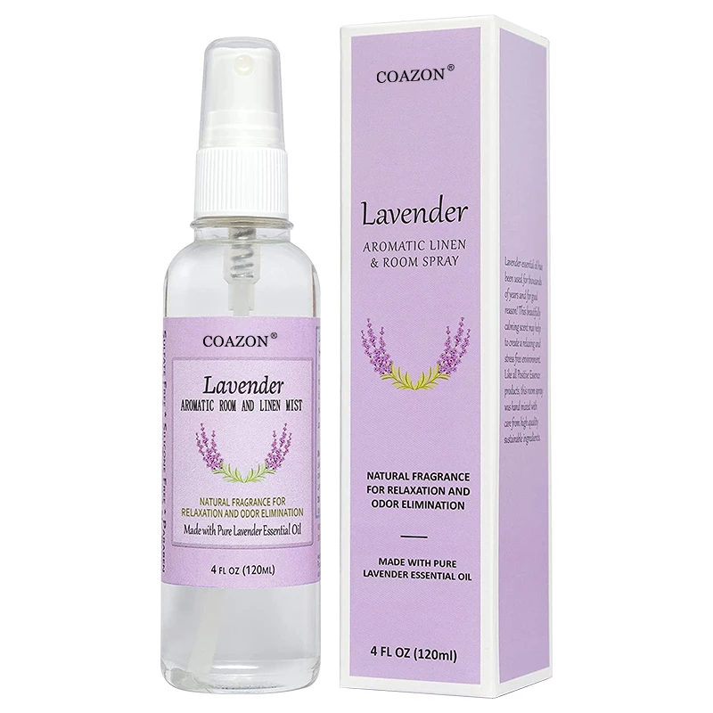 Pure Essential Oil Lavender Pillow And Linen Spray for Relaxation and odor elimination Aromatherapy Sleep mist