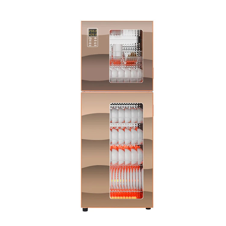 2022 Professional Manufacture Commercial Household Double Doors Baby Bottle Disinfection Sterilization Cabinet
