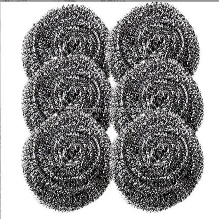 Household friendly copper plated scourer / scrubber cleaning ball for kitchen cleaning