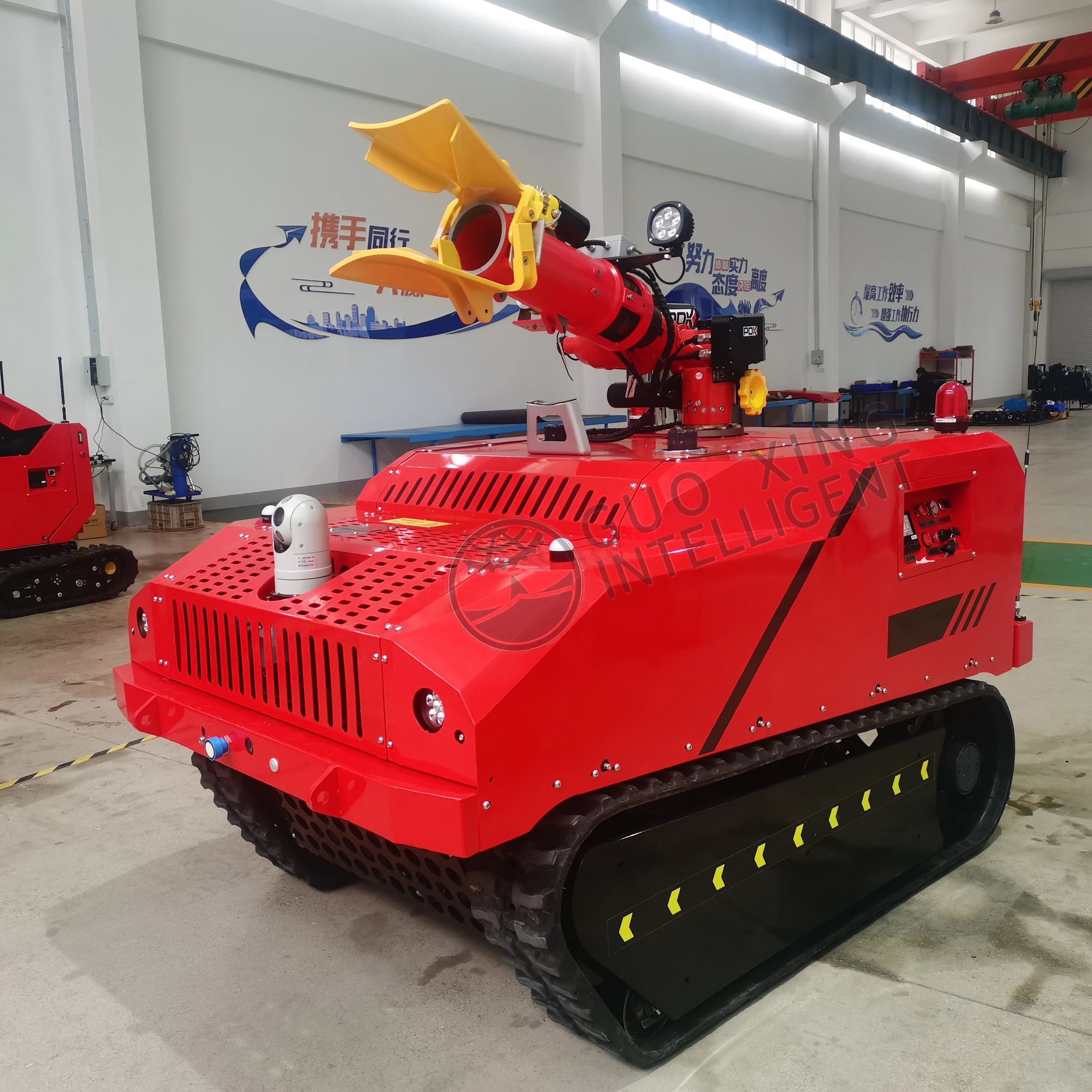 RXR-M120D с дистанционным управлением Интеллектуальный робот-пожаротушитель