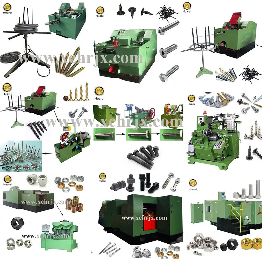 Многостанционная машина для холодной заголовки, машина для изготовления холодных болтов