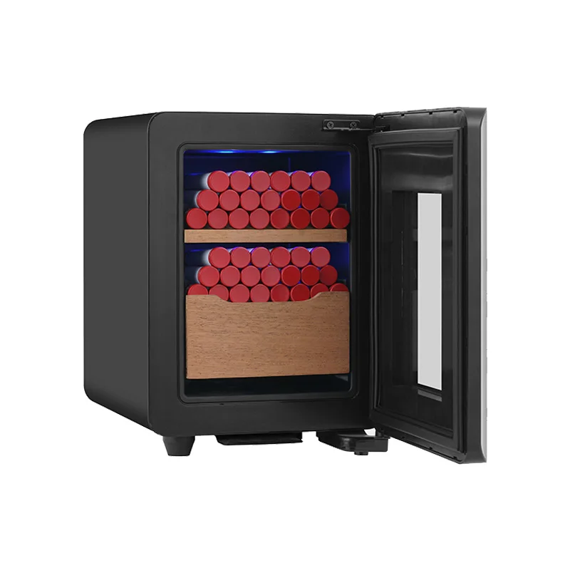 Desktop Thermoelectric Electronic Cedar Wooden Electric Cigar Cooler Humidor For Sale Used Humidor Cabinet