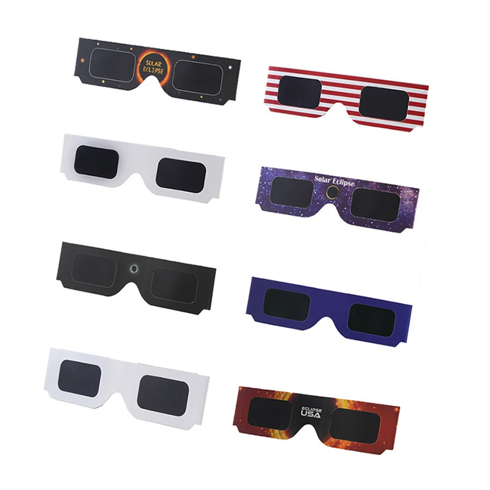 3D бумажные безопасные солнечные очки, солнечные затмения, очки для просмотра