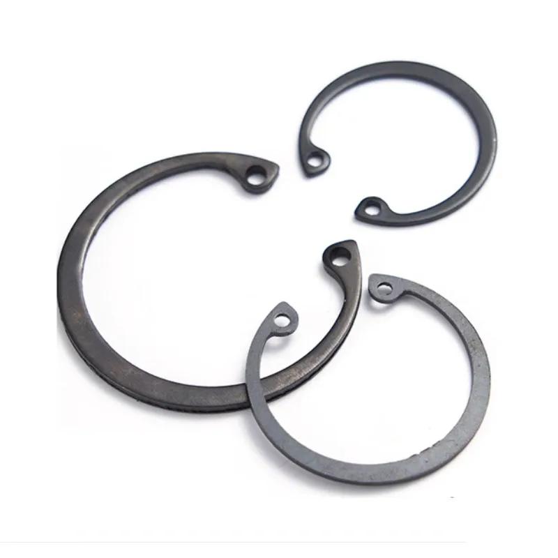 Customized factory price carbon steel shaft retaining ring