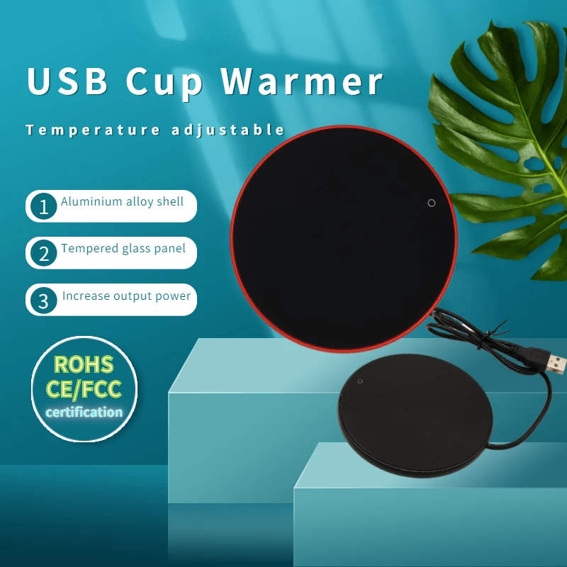 2021 Excellent Quality Cup Warmer Heater Cup Warmer Electric mug warmer adjustable temperature coffee mug warmer set
