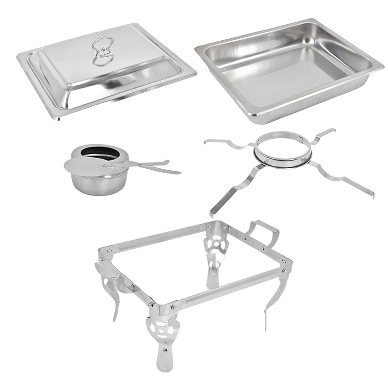 Stainless Steel Chafer Chafing Dish Sets 3.7QT  Christmas Party Buffet 2020