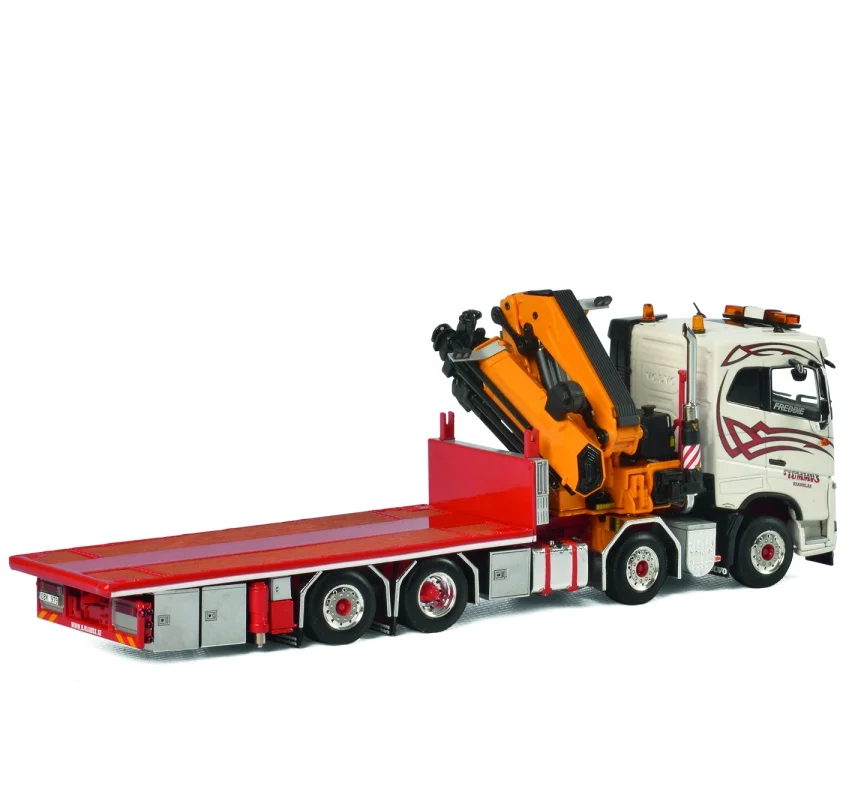 Custom metal diecast scale model truck toy truck trailer lone vehicle