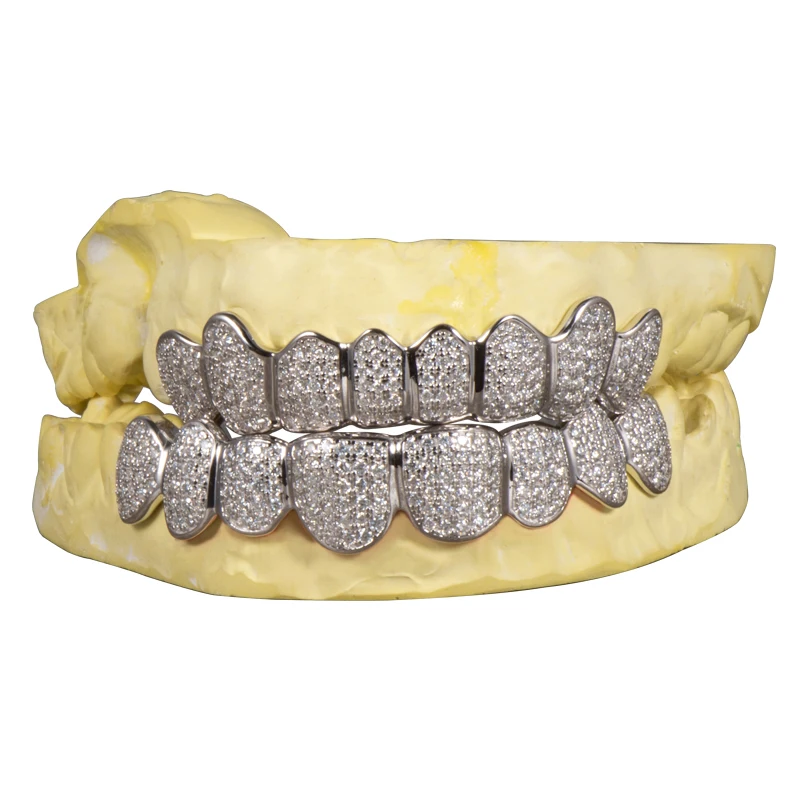 Ювелирные изделия из натурального бриллианта в стиле хип-хоп, 925 серебряного муассанита