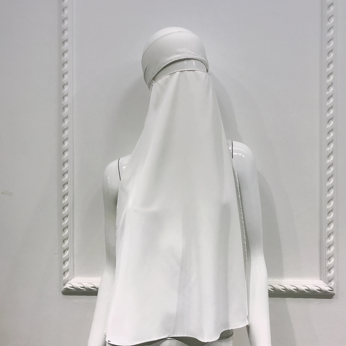 RTS 2022 Niqab Face Cover Burqa in islam Long Jilbab Hijab Traditional Muslim Clothing Khimar 15 Colors for Muslim Women