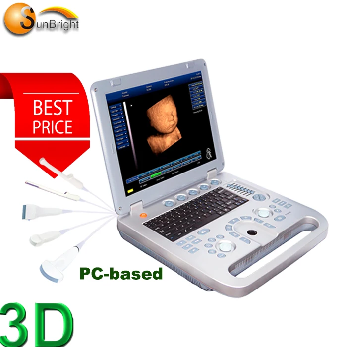 Высокое качество Портативный сердечный 3D 4D эхокардиография ультразвуковая машина
