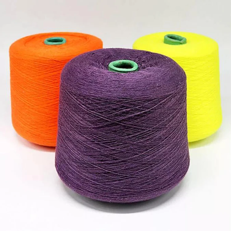 Dyeing Factory Wholesale 100% Polyester 32S/2 Dyed Yarn
